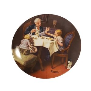 M KNOWLES China Plate in Box 1985